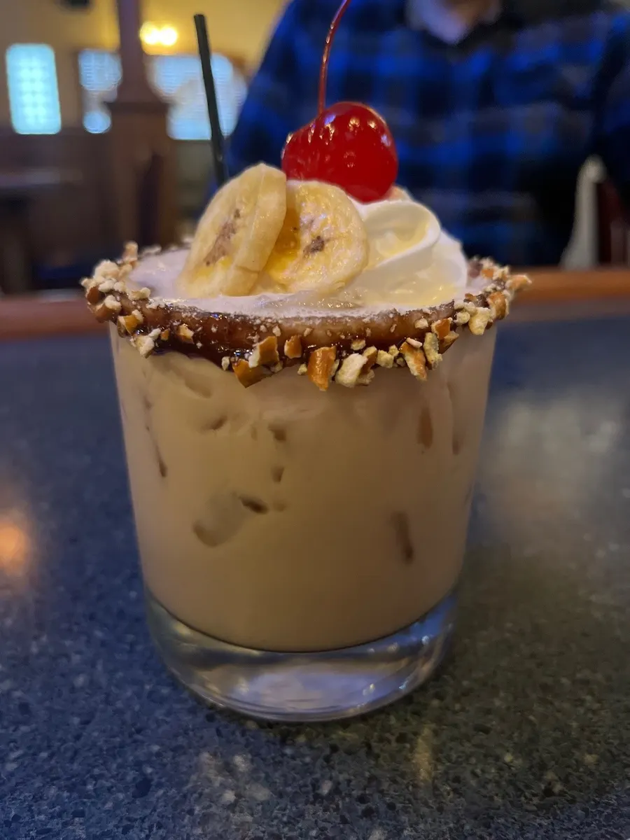 A cocktail photographed at Rocco's Town House